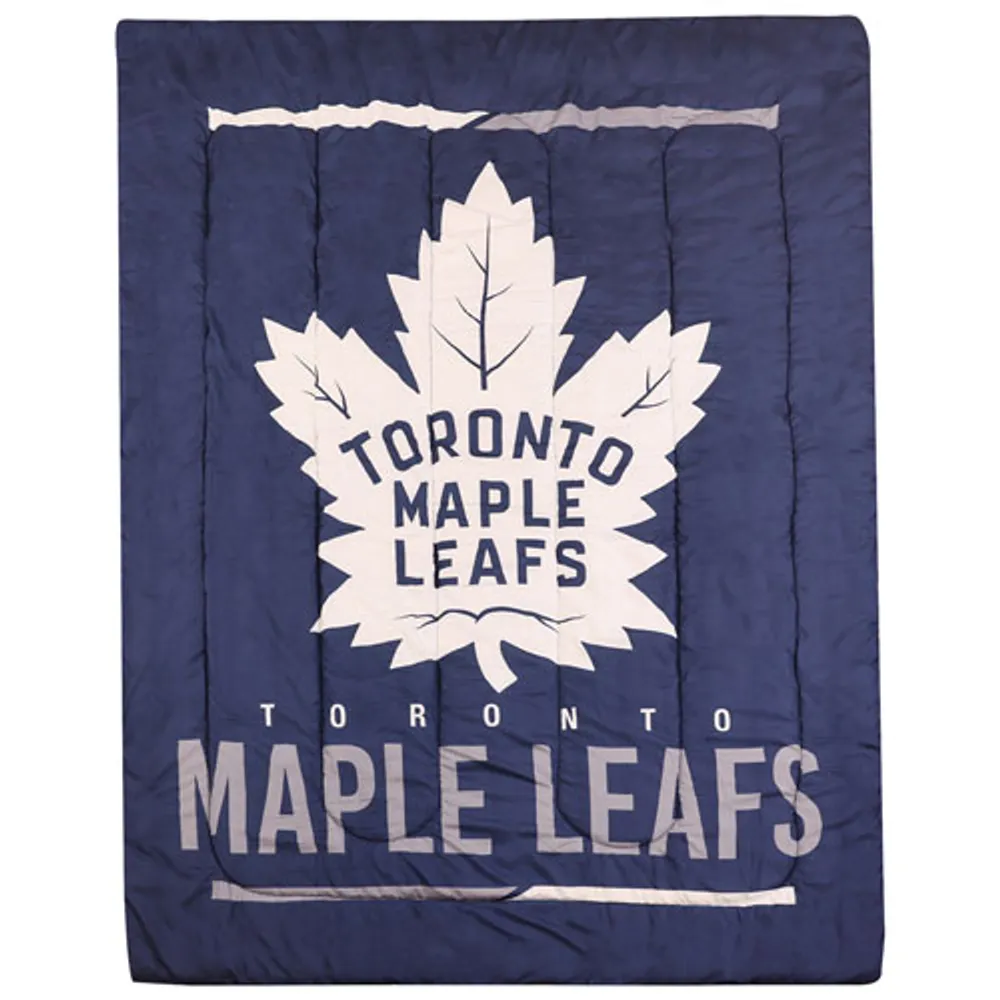 Ensemble de literie de 4 pièces de la NHL - Lit simple - Maple Leafs de Toronto