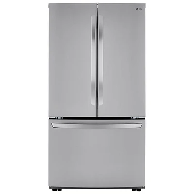 LG 36" 23 Cu. Ft. French Door Refrigerator with Ice Dispenser (LRFCC23D6S) - Smudge Resistant Stainless Steel