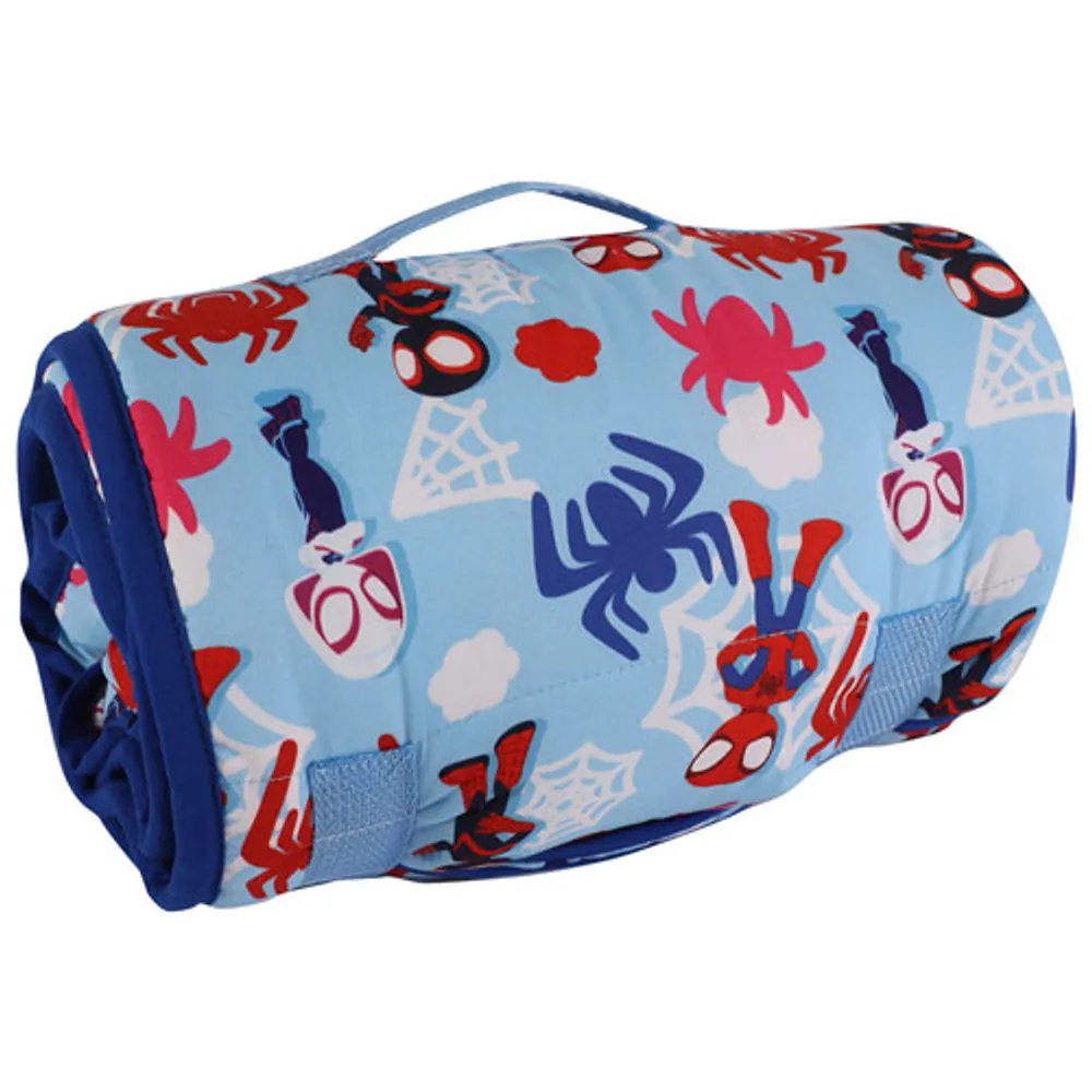 Marvel Spidey & Friends Polyester Nap Mat with Pillow & Blanket - Multi