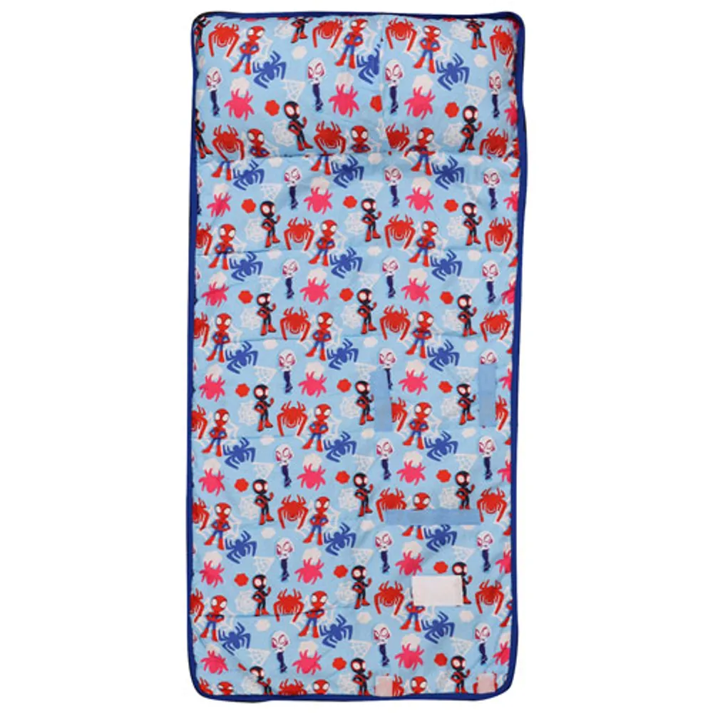 Marvel Spidey & Friends Polyester Nap Mat with Pillow & Blanket - Multi