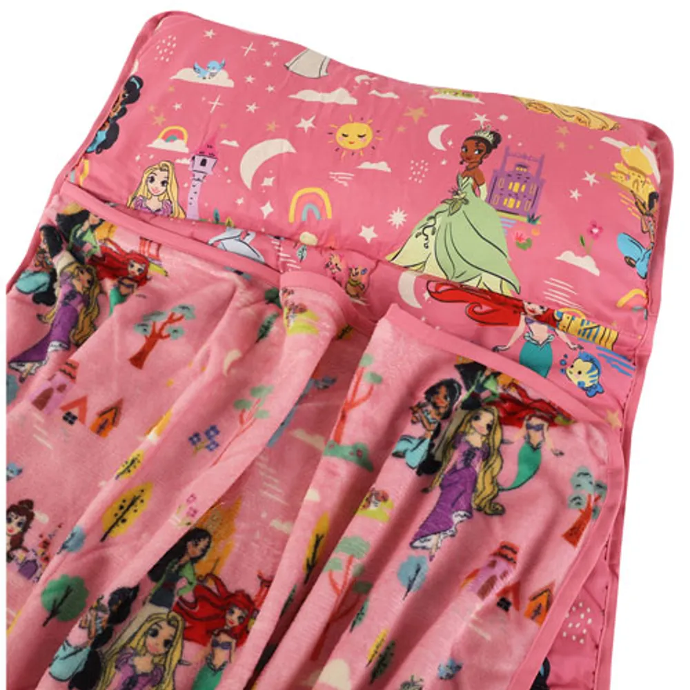 Disney Princess Polyester Nap Mat with Pillow & Blanket - Pink