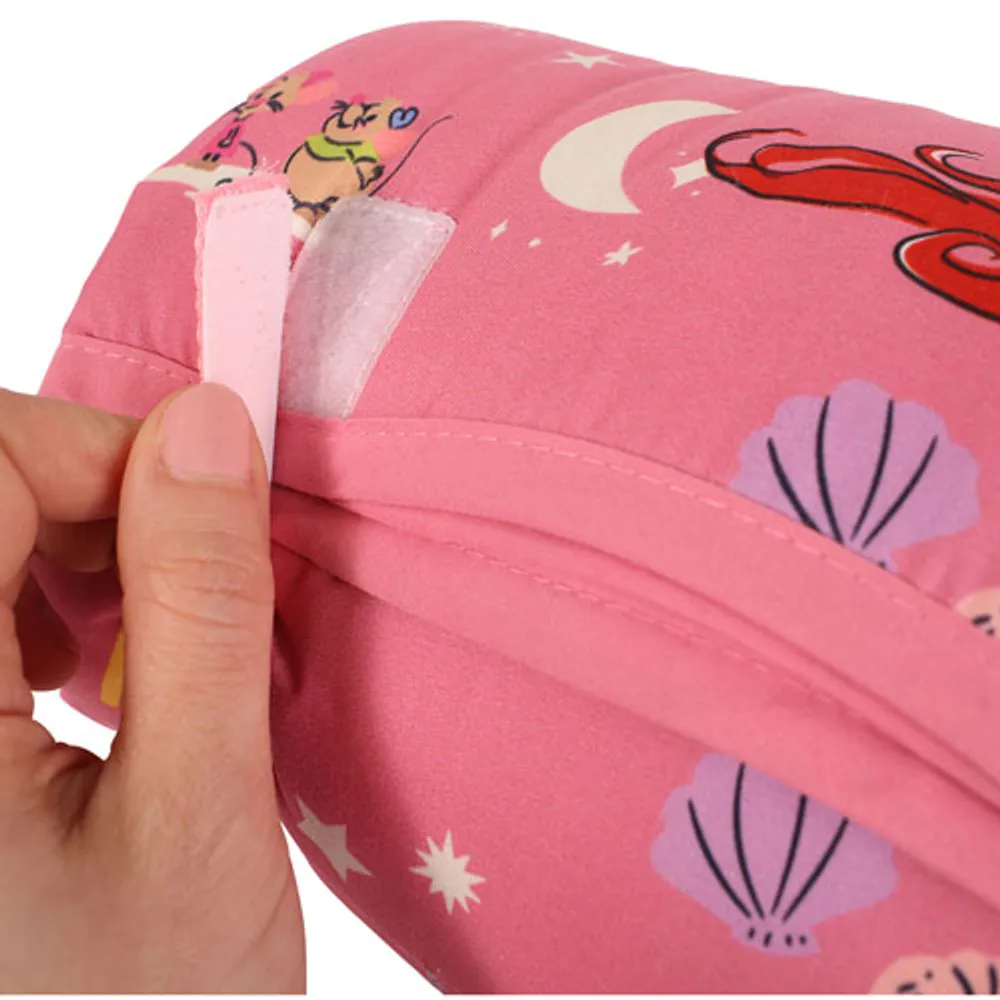 Disney Princess Polyester Nap Mat with Pillow & Blanket - Pink