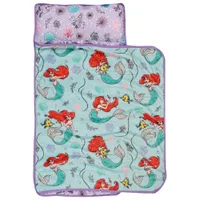 Disney Little Mermaid Polyester Nap Mat with Pillow & Blanket - Multi