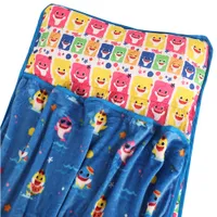 Baby Shark Polyester Nap Mat with Pillow & Blanket - Multi
