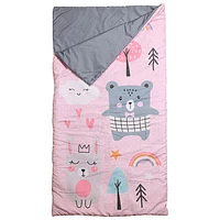 Nemcor Woodland Fun Polyester Slumber Bag - Blue