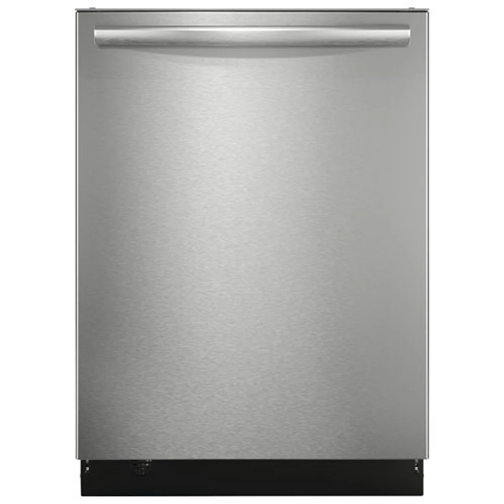 Lave-vaisselle encastrable 24 po 47 dB avec cuve en acier inoxydable et 3e panier de Frigidaire (GDSH4715AF) - Inox