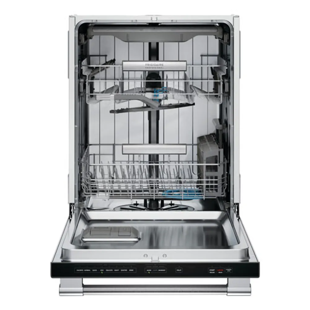 Frigidaire Pro 24" 47dB Built-In Dishwasher with Stainless Steel Tub & Third Rack (PDSH4816AF) - Stainless Steel