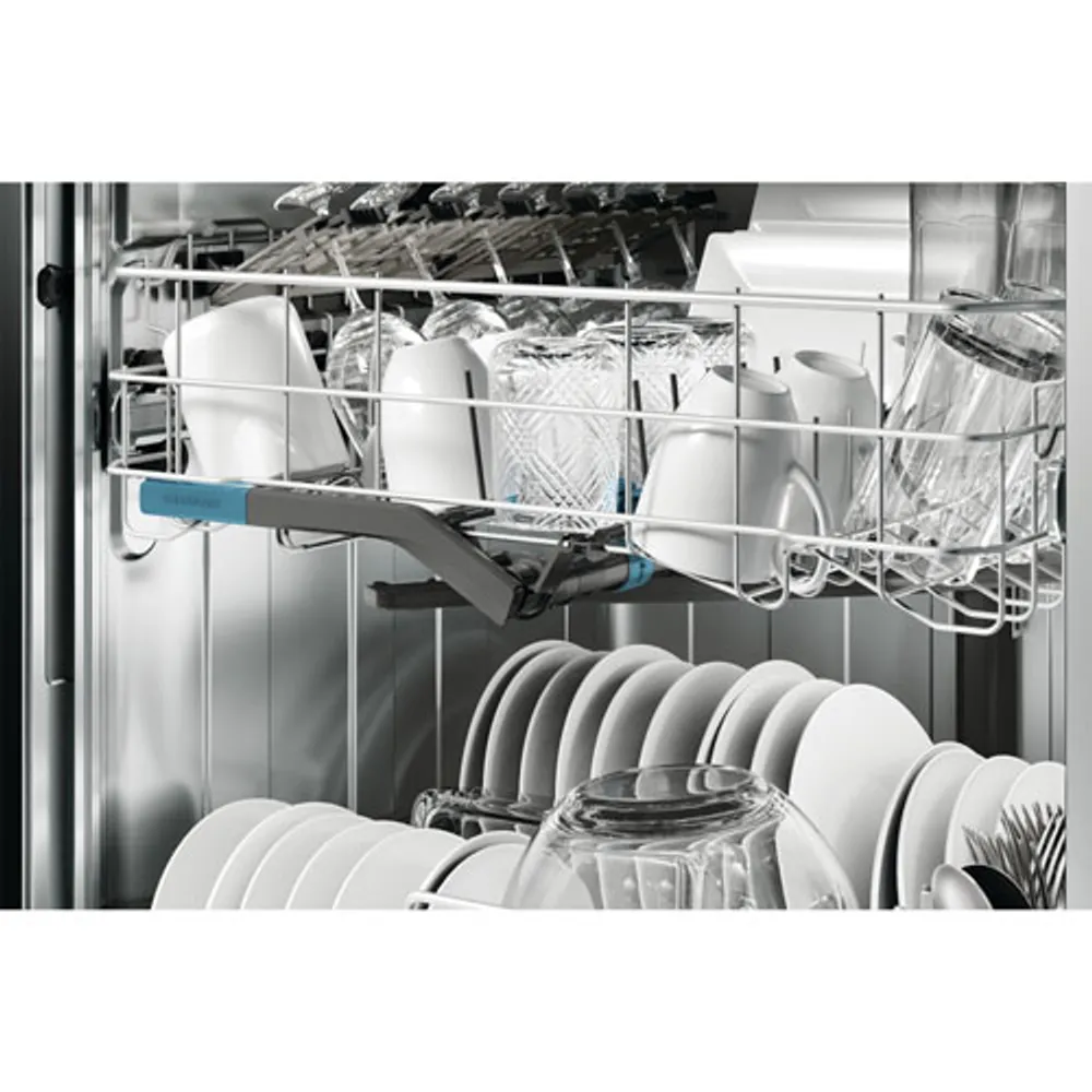 Frigidaire Gallery 24" 47dB Built-In Dishwasher with Stainless Tub & Third Rack (GDSH4715AD) - Black SS