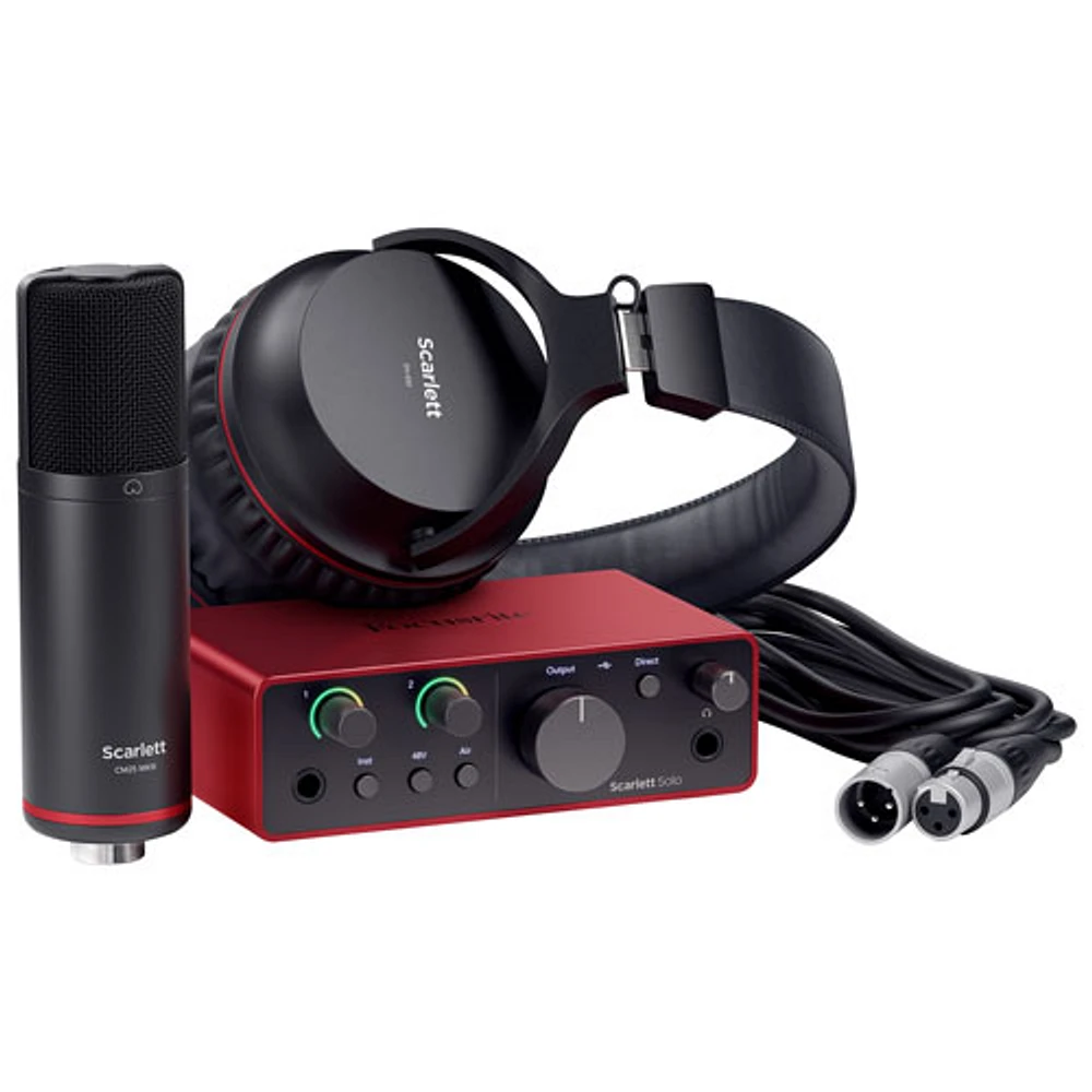 Focusrite Scarlett Solo Studio 4th Gen Bundle