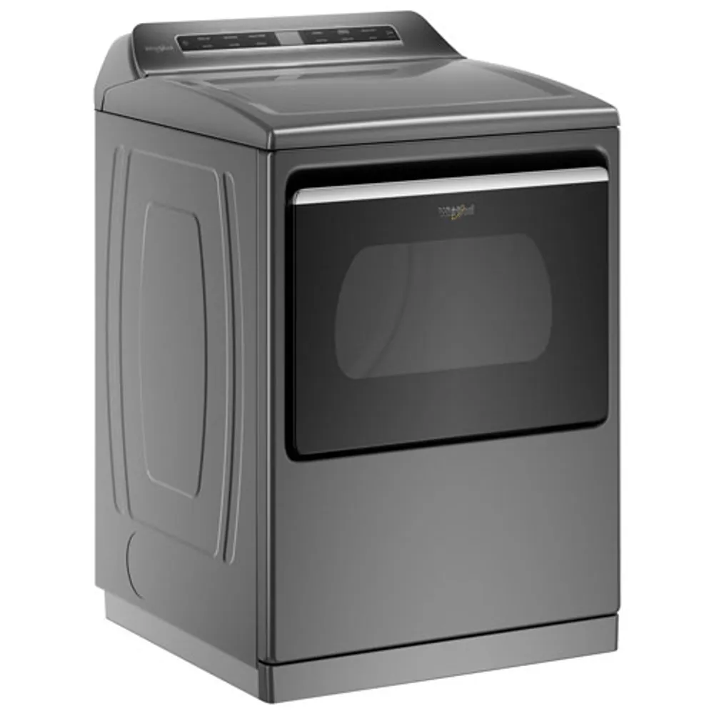 Whirlpool 7.4 Cu. Ft. Gas Steam Dryer (WGD8127LC) - Chrome Shadow