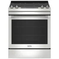 Maytag 30" 6.4 Cu. Ft. True Convection 5-Element Slide-In Electric Air Fry Range (YMES8800PZ) - Stainless Steel