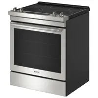 Maytag 30" 6.4 Cu. Ft. True Convection 5-Element Slide-In Electric Air Fry Range (YMES8800PZ) - Stainless Steel