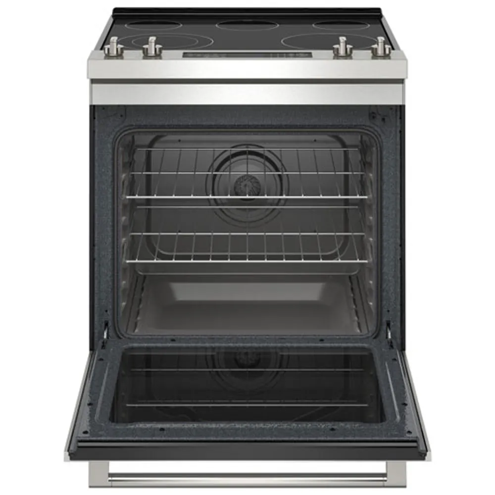 Maytag 30" 6.4 Cu. Ft. True Convection 5-Element Slide-In Electric Air Fry Range (YMES8800PZ) - Stainless Steel