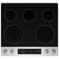 Maytag 30" 6.4 Cu. Ft. True Convection 5-Element Slide-In Electric Air Fry Range (YMES8800PZ) - Stainless Steel