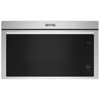 Maytag Over-The-Range Turntable-Free Flush-Mount Microwave - 1.1 Cu. Ft. - Stainless Steel