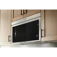 Maytag Over-The-Range Turntable-Free Flush-Mount Microwave - 1.1 Cu. Ft. - Stainless Steel