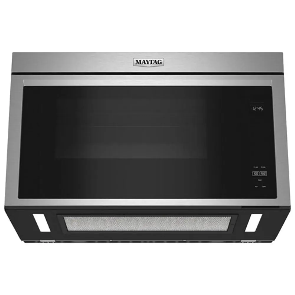 Maytag Over-The-Range Turntable-Free Flush-Mount Microwave - 1.1 Cu. Ft. - Stainless Steel