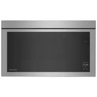 Kitchenaid Over-The-Range Turntable-Free Flush-Mount Microwave - 1.1 Cu. Ft. - Stainless Steel