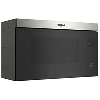 Whirlpool Over-The-Range Turntable-Free Flush-Mount Microwave - 1.1 Cu. Ft. - Stainless Steel