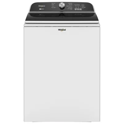 Laveuse à chargement par le haut haute efficacité 6,1 pi³ de Whirlpool (WTW6157PW) - Blanc