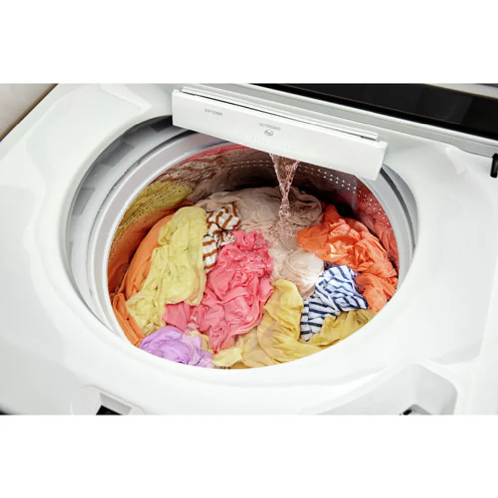 Whirlpool 6.1 Cu. Ft. High Efficiency Top Load Washer (WTW6157PW) - White