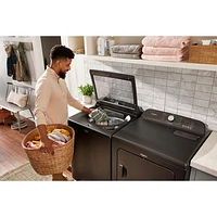 Laveuse à chargement par le haut haute efficacité 6,1 pi³ de Whirlpool (WTW6157PB) - Noir volcan