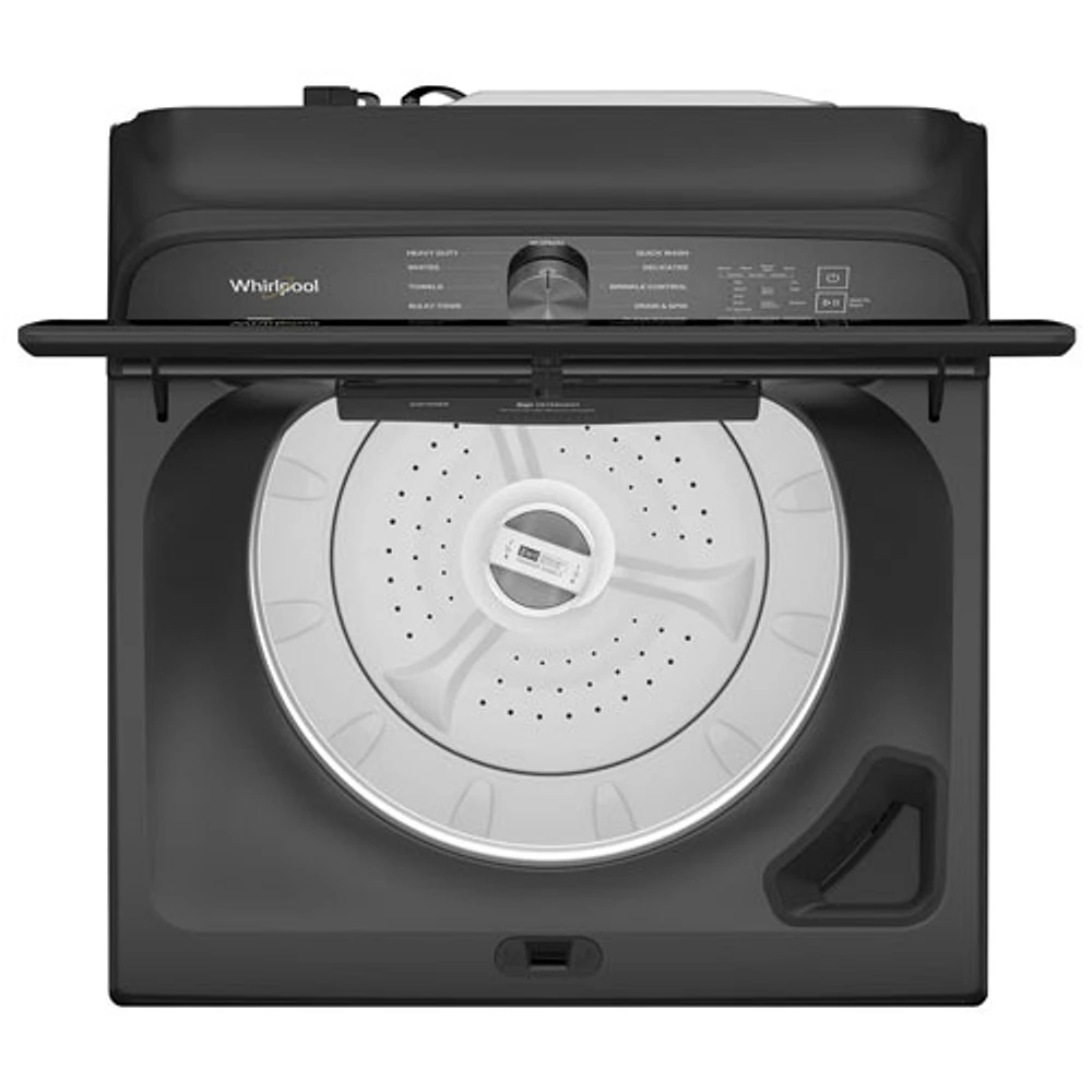 Laveuse à chargement par le haut haute efficacité 6,1 pi³ de Whirlpool (WTW6157PB) - Noir volcan