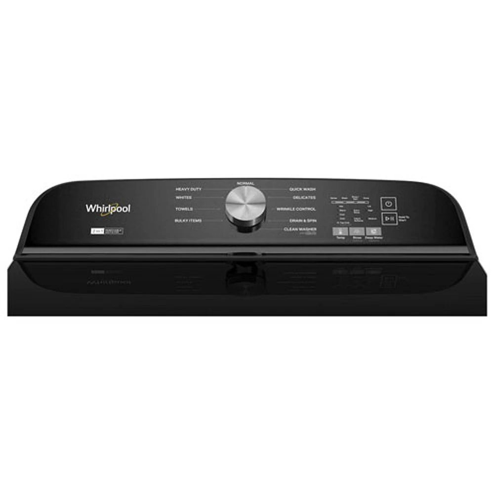 Laveuse à chargement par le haut haute efficacité 6,1 pi³ de Whirlpool (WTW6157PB) - Noir volcan