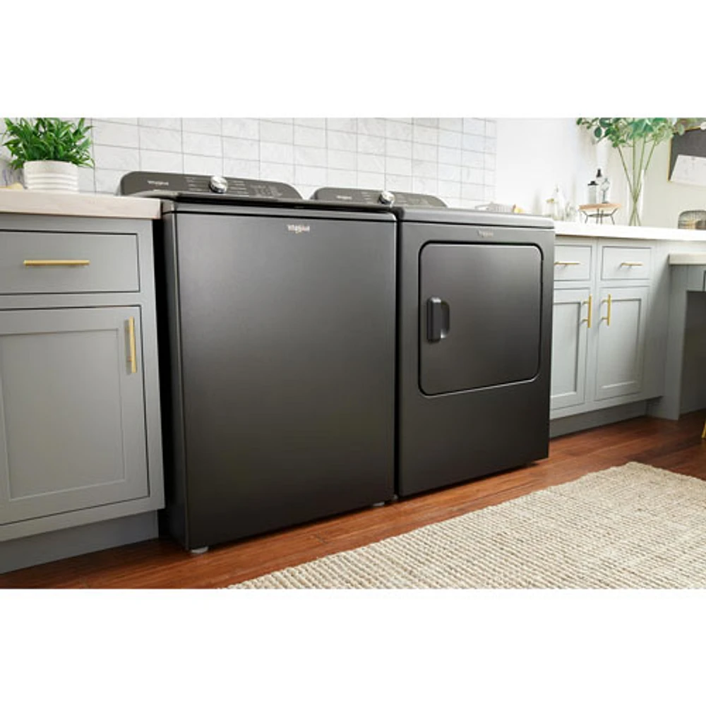 Laveuse à chargement par le haut haute efficacité 6,1 pi³ de Whirlpool (WTW6157PB) - Noir volcan