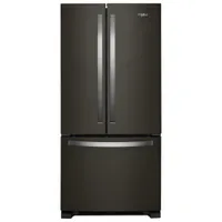 Whirlpool 33" 22.1 Cu. Ft. French Door Refrigerator w/Water Dispenser(WRFF5333PV) - Black Stainless Steel