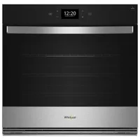 Whirlpool 27" 4.3 Cu. Ft. Self-Clean True Convection Electric Wall Oven (WOES7027PZ) - Stainless Steel