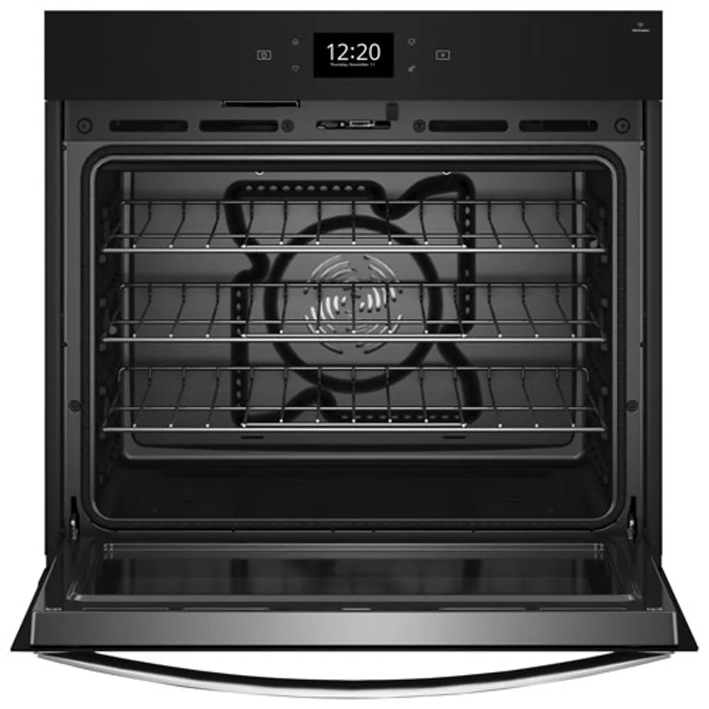 Whirlpool 27" 4.3 Cu. Ft. Self-Clean True Convection Electric Wall Oven (WOES7027PZ) - Stainless Steel