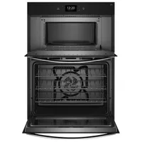 Whirlpool 27" 6.4 Cu. Ft. True Convection Electric Combination Wall Oven (WOEC7027PZ) - Stainless Steel