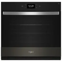 Whirlpool 30" 5 Cu. Ft. Self-Clean True Convection Electric Wall Oven (WOES7030PV) - Black Stainless Steel