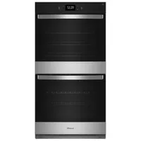 Whirlpool 27" 8.6 Cu. Ft. Self-Clean True Convection Electric Double Wall Oven (WOED7027PZ) - Stainless Steel