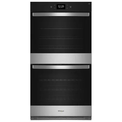 Whirlpool 30" 10 Cu. Ft. True Convection Electric Double Wall Oven (WOED7030PZ) - Stainless Steel