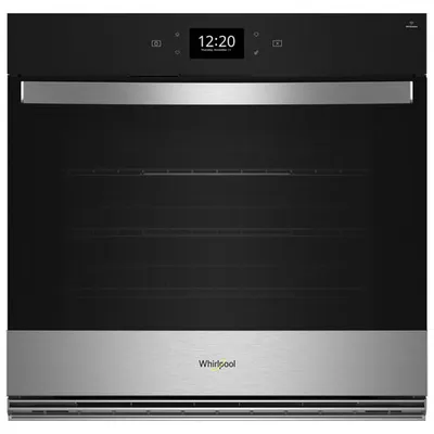 Whirlpool 30" 5 Cu. Ft. Self-Clean True Convection Electric Wall Oven (WOES7030PZ) - Stainless Steel