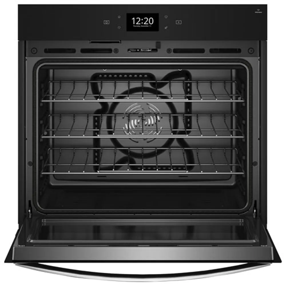 Whirlpool 30" 5 Cu. Ft. Self-Clean True Convection Electric Wall Oven (WOES7030PZ) - Stainless Steel