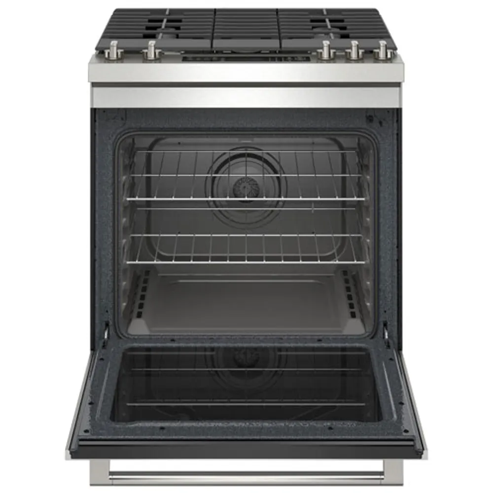 Maytag 30" 5.8 Cu. Ft. True Convection Slide-In Gas Air Fry Range (MGS8800PZ) - Stainless Steel