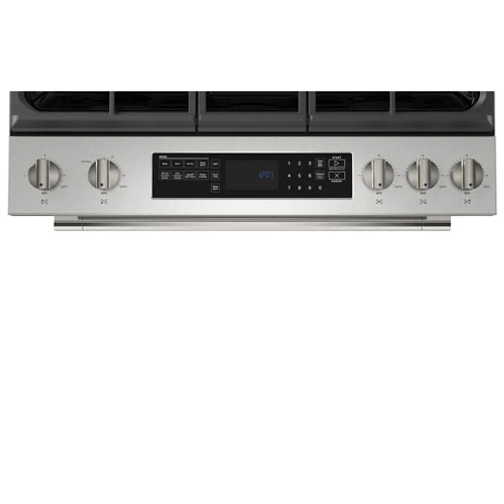 Maytag 30" 5.8 Cu. Ft. True Convection Slide-In Gas Air Fry Range (MGS8800PZ) - Stainless Steel