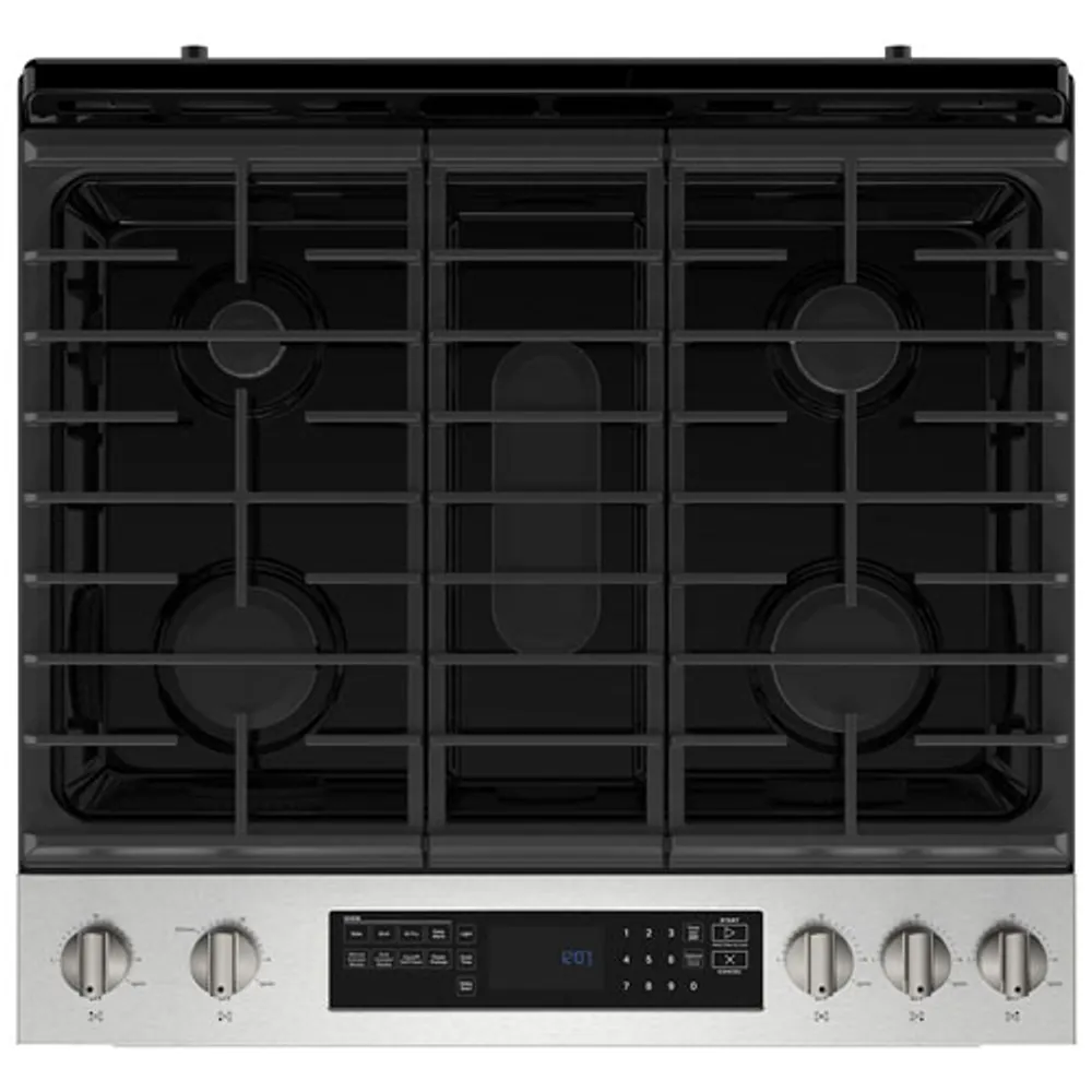 Maytag 30" 5.8 Cu. Ft. True Convection Slide-In Gas Air Fry Range (MGS8800PZ) - Stainless Steel