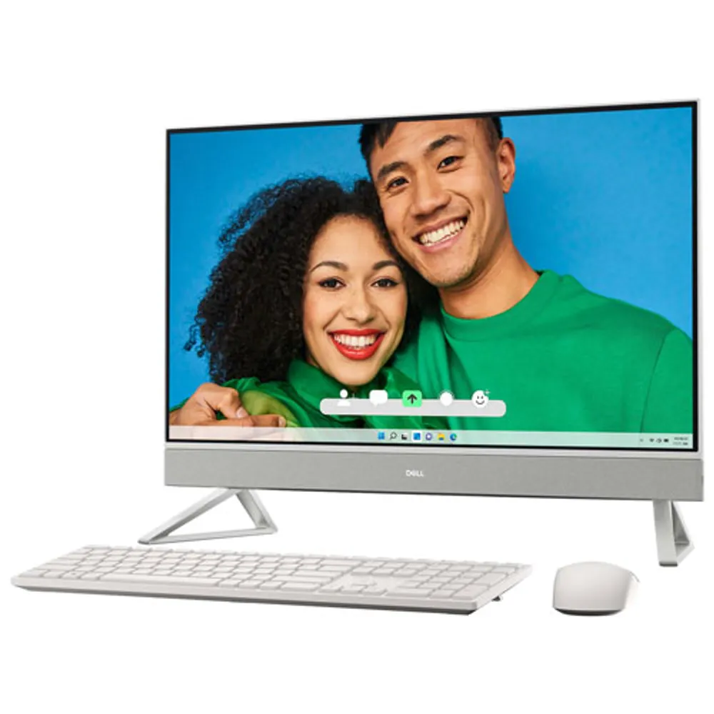 Dell Inspiron 27" Touchscreen All-in-One PC - White (Intel Core i7-1355U/512GB SSD/16GB RAM/Win11)