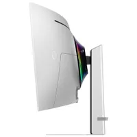 Samsung Odyssey OLED G9 49" QHD 240Hz 0.03ms GTG Curved OLED G-Sync FreeSync Gaming Monitor(LS49CG932SNXZA) – Silver