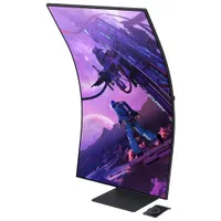 Moniteur de jeu FreeSync ACL incurvé VA UHD 4K 165 Hz de 55 po Odyssey Arc de Samsung avec temps de réponse de 1 ms gris à gris (LS55CG970NNXGO) - Noir