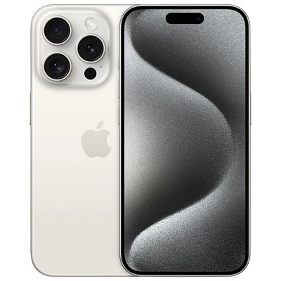 iPhone 15 Pro de 128 Go d'Apple - Titane blanc - Déverrouillé