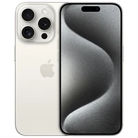 iPhone 15 Pro de 128 Go d'Apple - Titane blanc - Déverrouillé