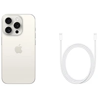 iPhone 15 Pro de 128 Go d'Apple - Titane blanc - Déverrouillé