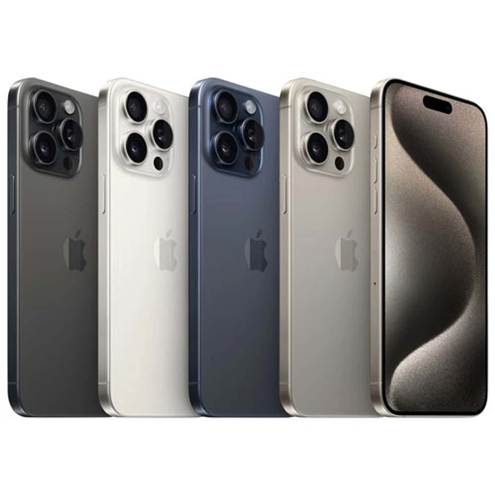 iPhone 15 Pro Max de 256 Go d'Apple - Titane bleu - Déverrouillé