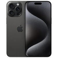 iPhone 15 Pro Max de 512 Go d'Apple - Titane noir - Déverrouillé