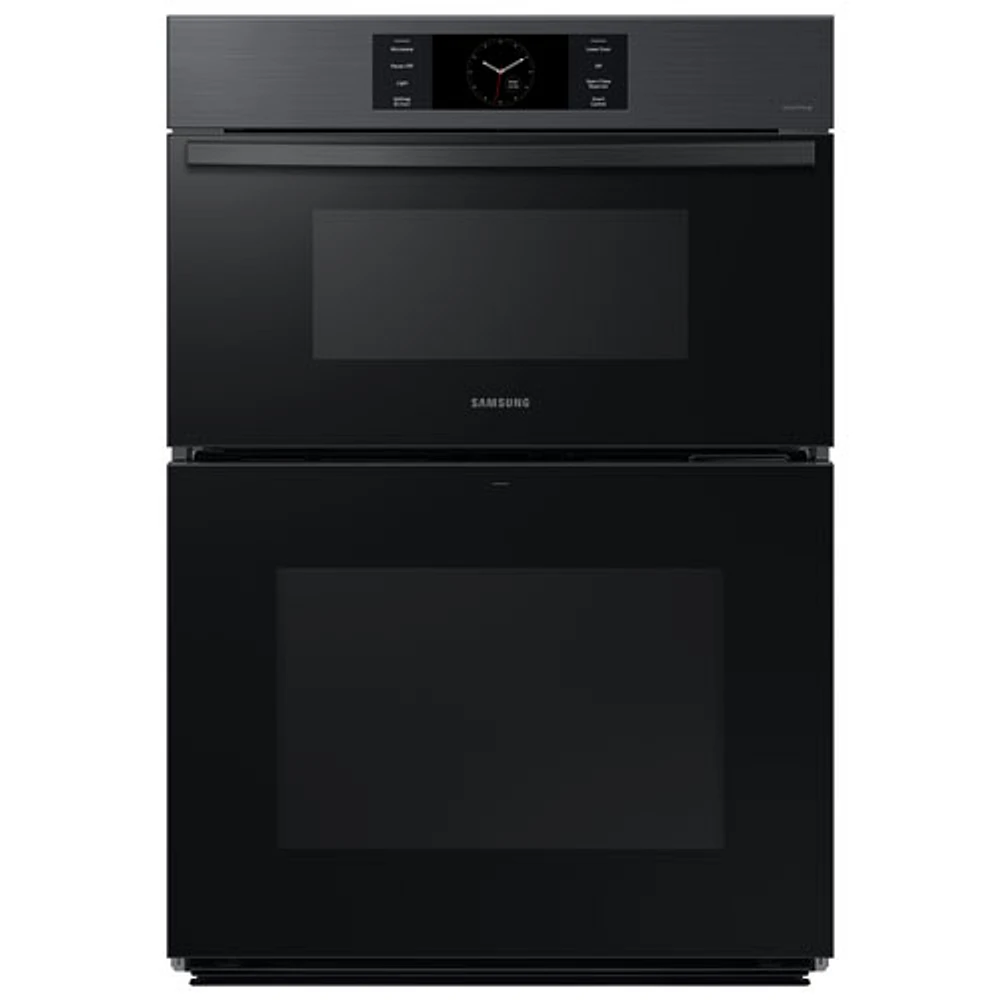 Samsung 30" 7 Cu. Ft. True Convection Electric Double Wall Oven (NQ70CG700DMTAA) - Black Stainless Steel